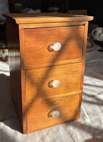 Vintage wood drawer tabletop - vintage,