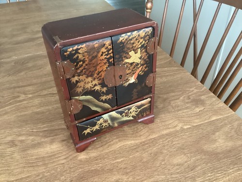 Antique japanese lacquer small - antique,